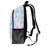 Pastel Aesthetic Backpack with Mushroom and Flower Design
