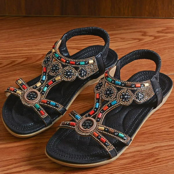 Open Toe Flats Sandals