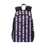 Pastel Goth Style Backpack - Bat Print