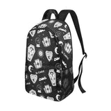 Occult Gothic Backpack with Side Mesh Pockets