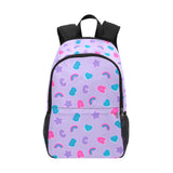 Pastel Hearts and Rainbows Backpack