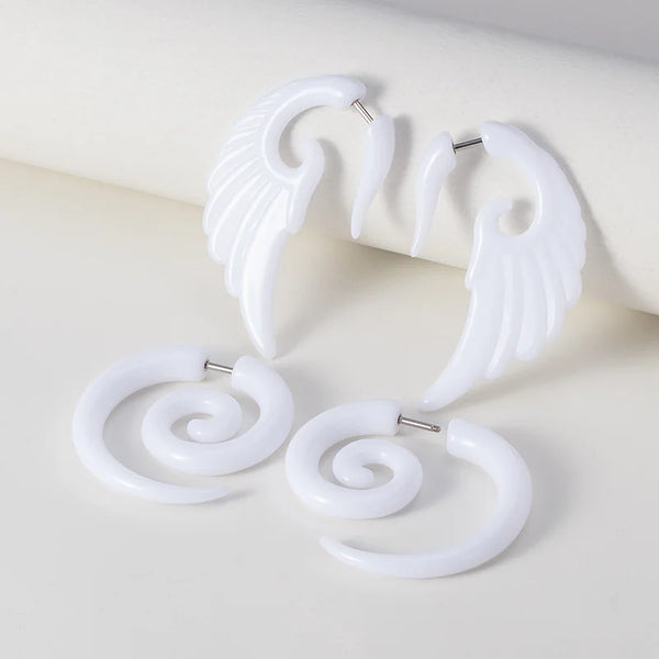 Trendy Spiral Earrings –  Bohemian Aesthetic Earrings