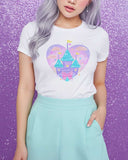 Kawaii Women's Heart Castle T-Shirt