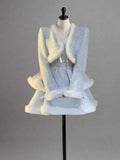 Japanese Kawaii Style 2-Piece Winter Dress for Women