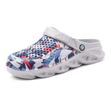 Mens Beach Clogs - Fashionable Summer Sandals with EVA Platform Soles