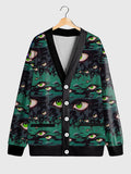 Trendy Weirdcore Aesthetic Button-Up Cardigan | Y2K Alternative Fashion