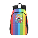 Pride-Themed Rainbow Backpack