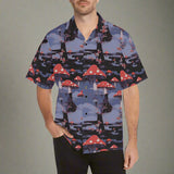 Weirdcore Aesthetic Mushroom Pattern Shirt
