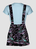 Abstract Black Overalls - In Control Clothing