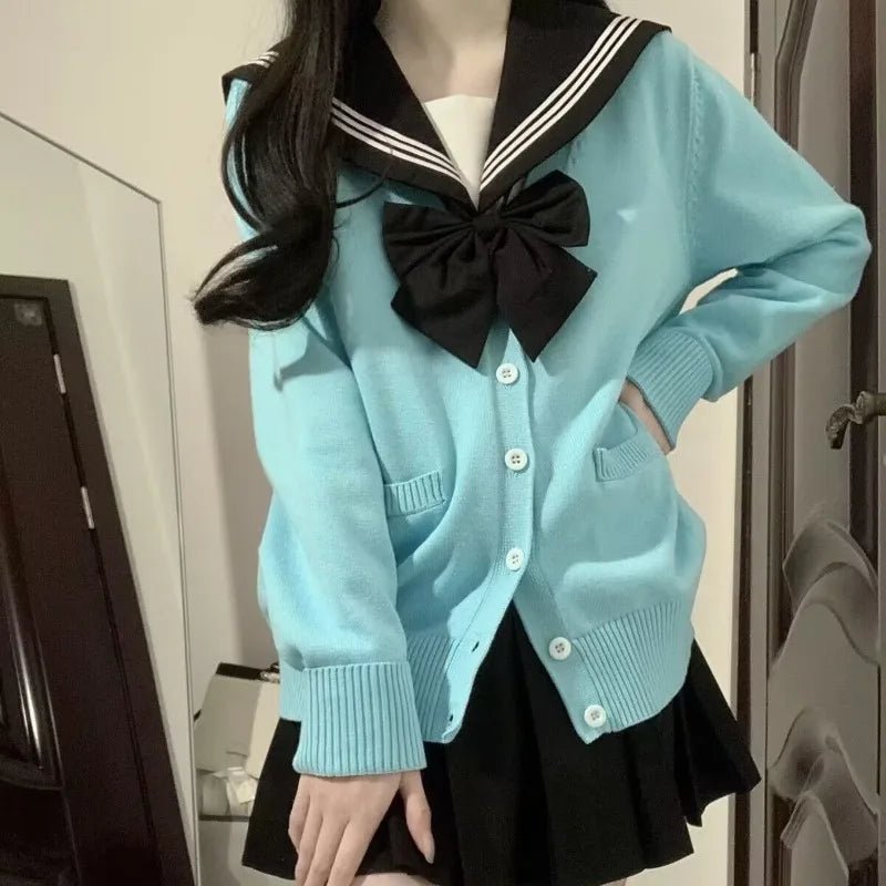 Academia Aesthetic Long Sleeve Cardigan - In Control Clothing