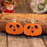 Acrylic Cute Pumpkin Shape Earrings - In Control Clothing