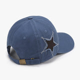 Adjustable Star Raw Hem Acubi Aesthetic Cap