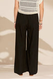 ADORA Waist Tie Crinkle Flowy Pants