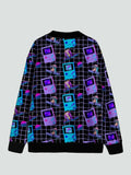 Aesthetic Video Game Black Cardigan - In Control Clothing