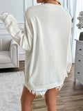 American Flag Long Sleeve Knit Top - In Control Clothing