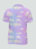 Angelic Sky Kawaii Hawaiian Shirt - In Control Clothing