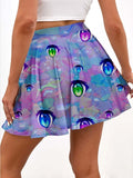 Anime Eyes Decora Kei Skirt - In Control Clothing