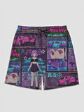 Anime Tokyo Drifting Men's Shorts - In Control Clothing