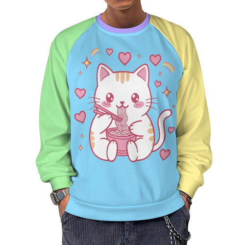 Kawaii Cat Noodle Sweatshirt