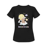 Kawaii Cartoon Women's Graphic T-Shirt