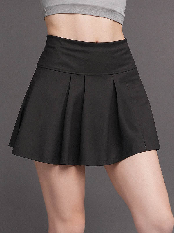 Black Tennis Skirt - In Control Clothing
