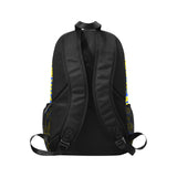90s Smiley Fabric Backpack with Side Mesh Pockets
