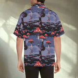 Weirdcore Aesthetic Mushroom Pattern Shirt