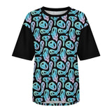 Trendy Trippy Smiley Mid-Sleeve Tee