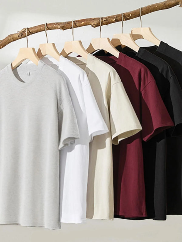 Men's Plus Size Round Neck Half Sleeve T-Shirt