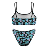 Cartoon Smiley Face Bikini Swimsuit