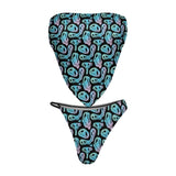 Cartoon Trippy Smiley Bikini swimwear