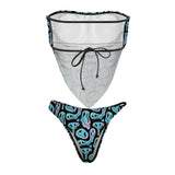 Cartoon Trippy Smiley Bikini swimwear