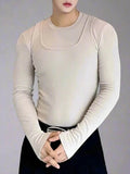 Casual Slim Fit Men's T-shirt and Vest Set - In Control Clothing