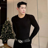 Casual Slim Fit Men's T-shirt and Vest Set - In Control Clothing