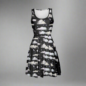 Night Cloud Plus Size Skater Dress