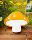 Cottagecore Yellow Mushroom Shape Crossbody Shoulder Bag - In Control Clothing