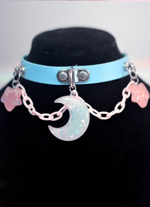 Cotton Candy Galaxy Choker Necklace