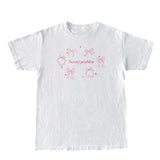 Cute Kawaii Coquette T-shirt – Bow Graphic Design - In Control Clothing