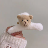 Cute Little Bear Plush Hair Clip - In Control Clothing