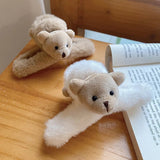 Cute Little Bear Plush Hair Clip - In Control Clothing
