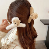 Cute Little Bear Plush Hair Clip - In Control Clothing