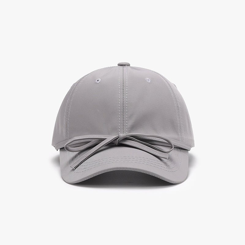 Cute Tied Bow Cotton Baseball Cap