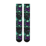 Cyber Anime Over - The - Calf Socks
