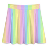 Pastel Rainbow Skater Skirt