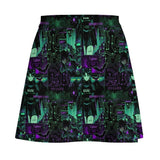 Dark Cyber Anime A - Line skirt