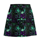 Dark Cyber Anime A - Line skirt