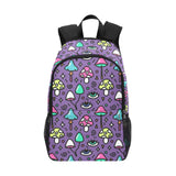 Mystical Pixel Mushroom Backpack - Purple Aesthetic Accessory