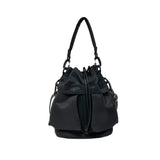 Drawstring Nylon Bucket Bag