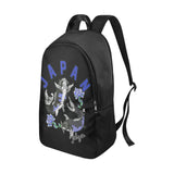 tokyo japan Fabric Backpack with Side Mesh Pockets (Model 1659)
