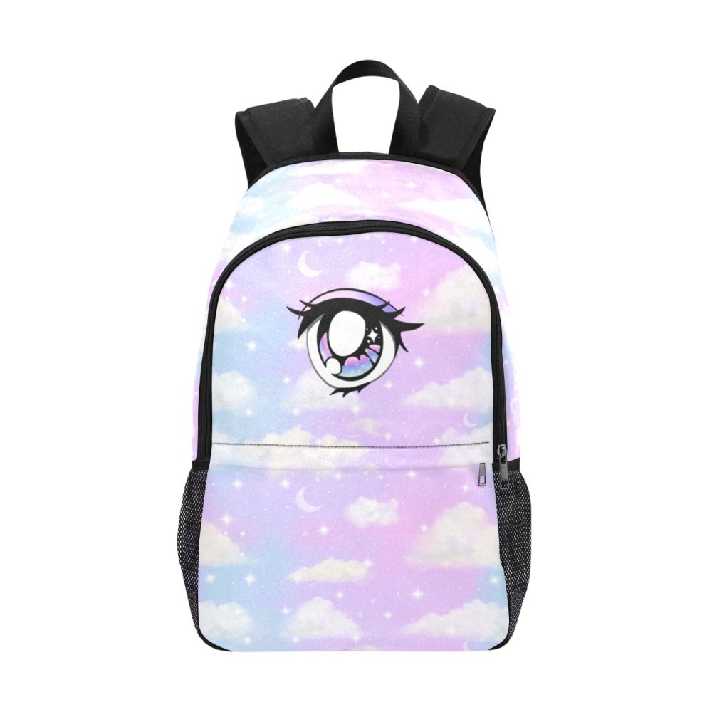 eye 3j Fabric Backpack with Side Mesh Pockets (Model 1659)